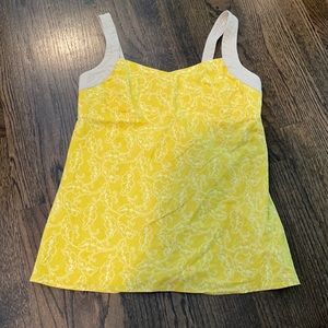 Fun yellow sleeveless shirt size 6 patagonia